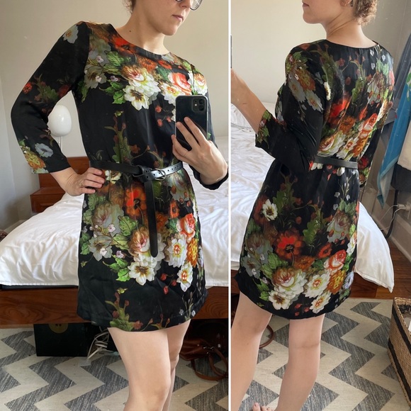 3 for 20$🌼 BEDO dress Small - flower pattern - Picture 1 of 7